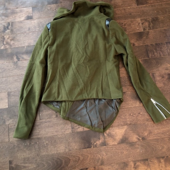 Green blazer coat - Picture 3 of 4